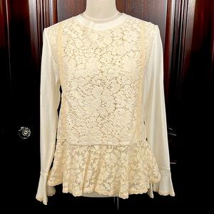Gorgeous See by Chloe Cream Top
